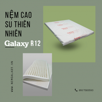 Chăm sóc tinh thần cùng nệm Cao Su Thiên Nhiên Galaxy R12